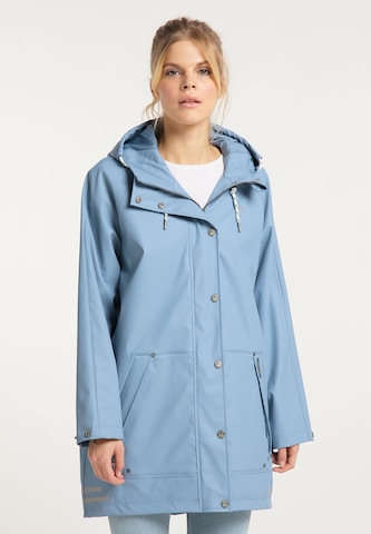 Manteau fonctionnel Schmuddelwedda en bleu : devant