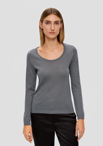 Pullover di s.Oliver BLACK LABEL in grigio: frontale