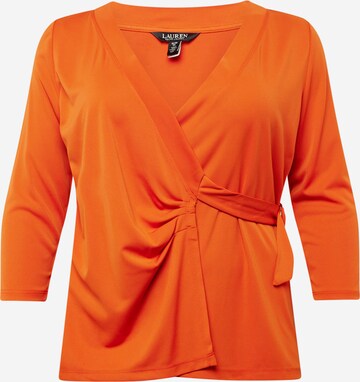 Lauren Ralph Lauren Plus Shirt 'JAINAB' in Oranje: voorkant