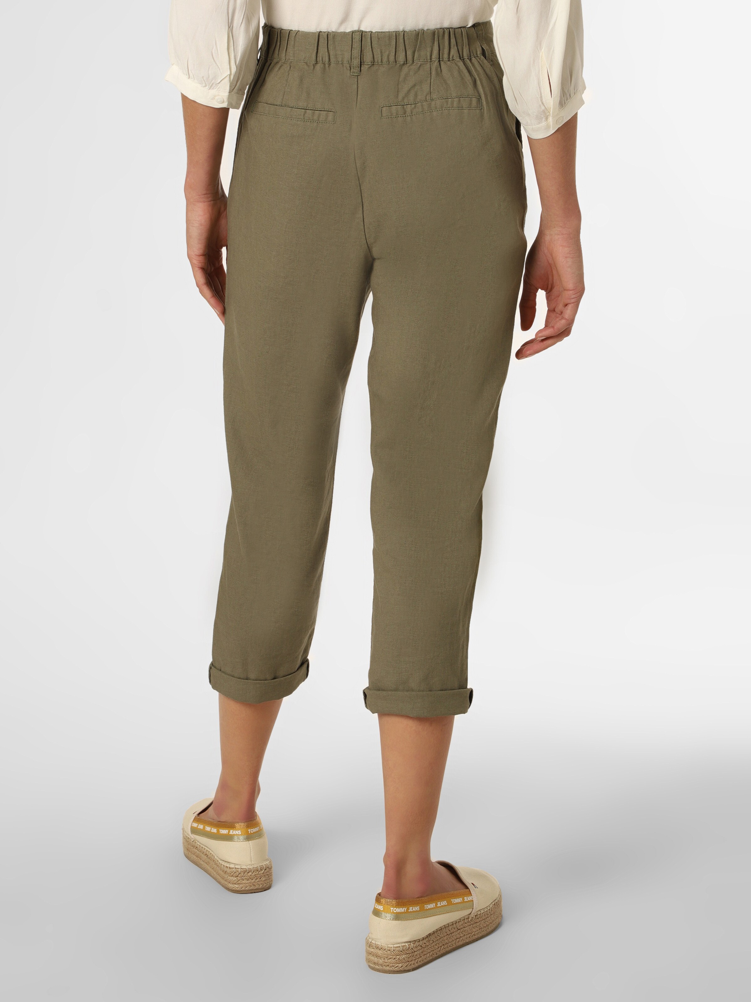 Frauen Große Größen Franco Callegari Hose in Khaki - QI37027 Frauen Große Größen Franco Callegari Hose in Khaki - QI37027