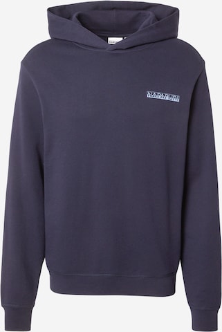 NAPAPIJRI Sweatshirt 'BENAR' in Blau: Vorderseite