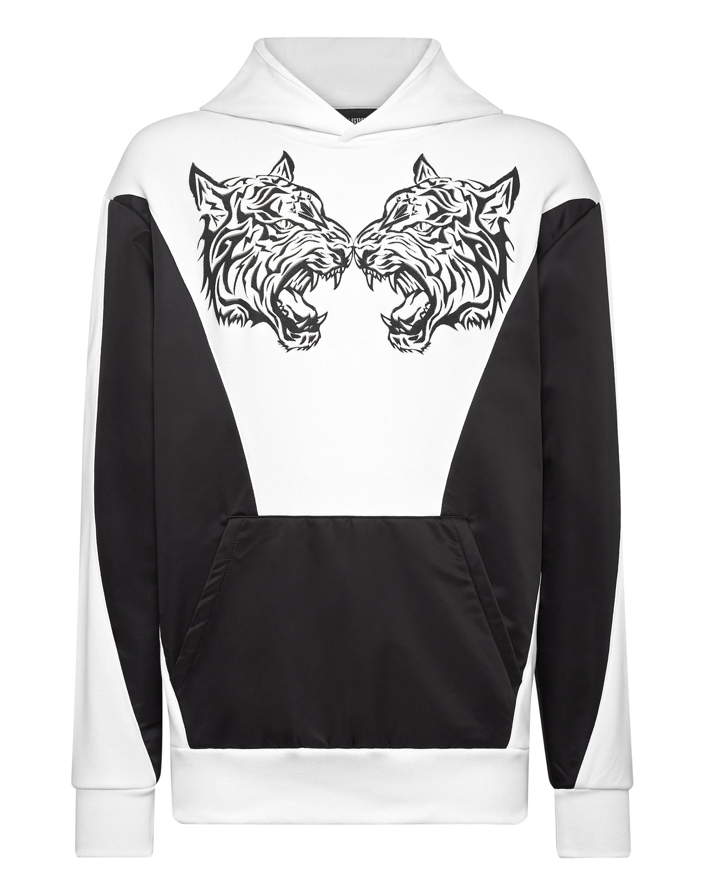 Plein Sport Sweatshirt 'Tiger' in White: front