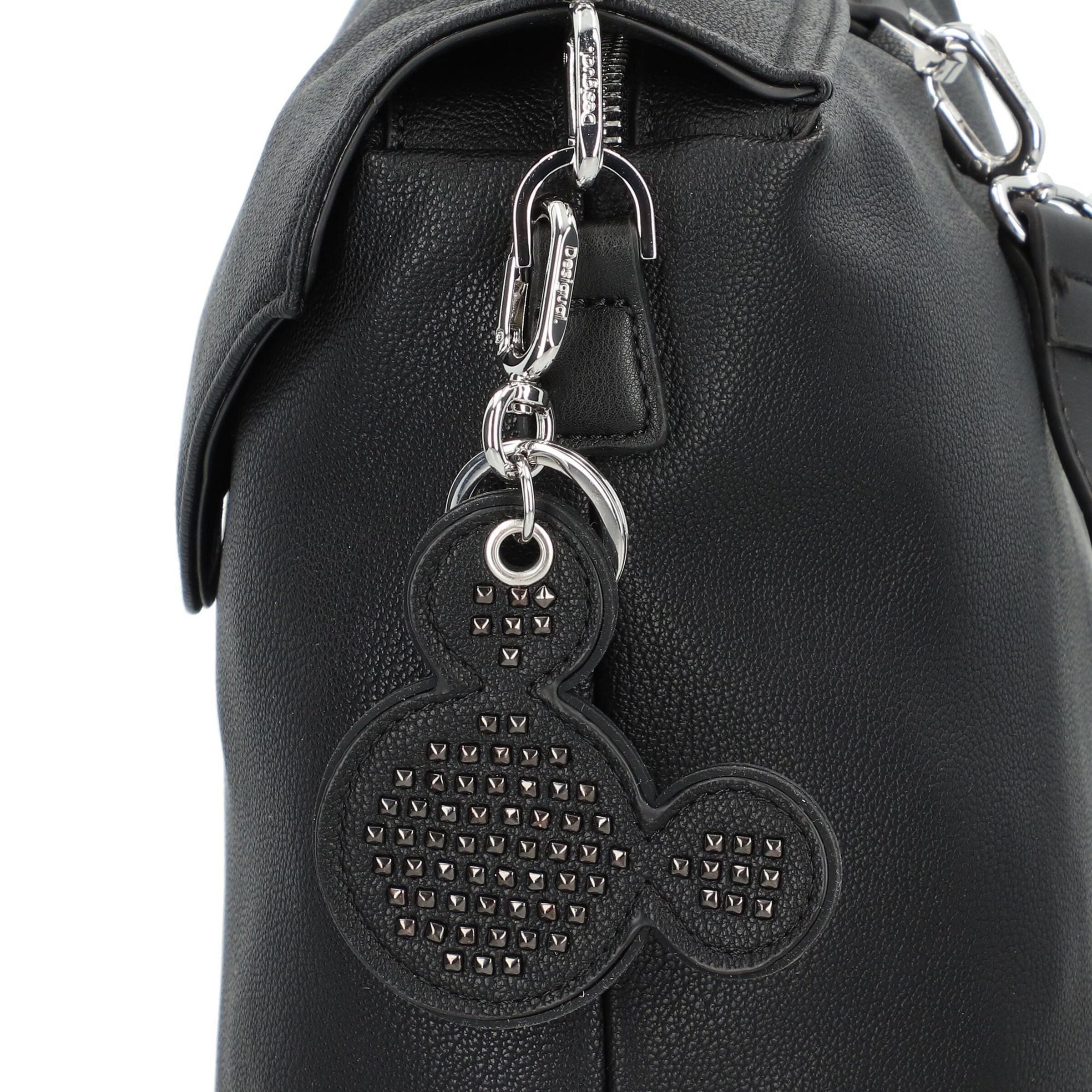 Desigual Skuldertaske 'Mickey Studstyle' i sort