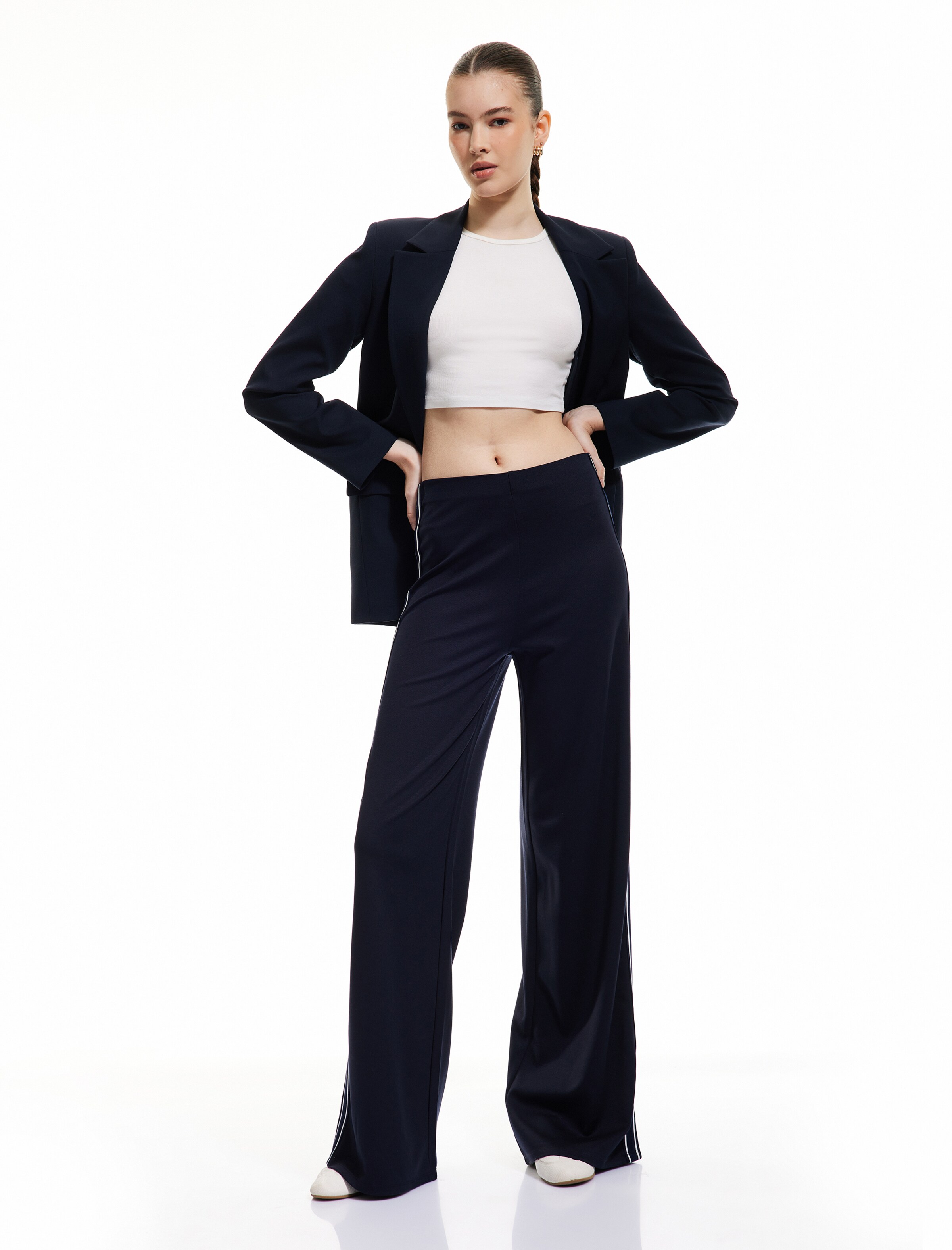 Koton Wide leg Pants in Blue