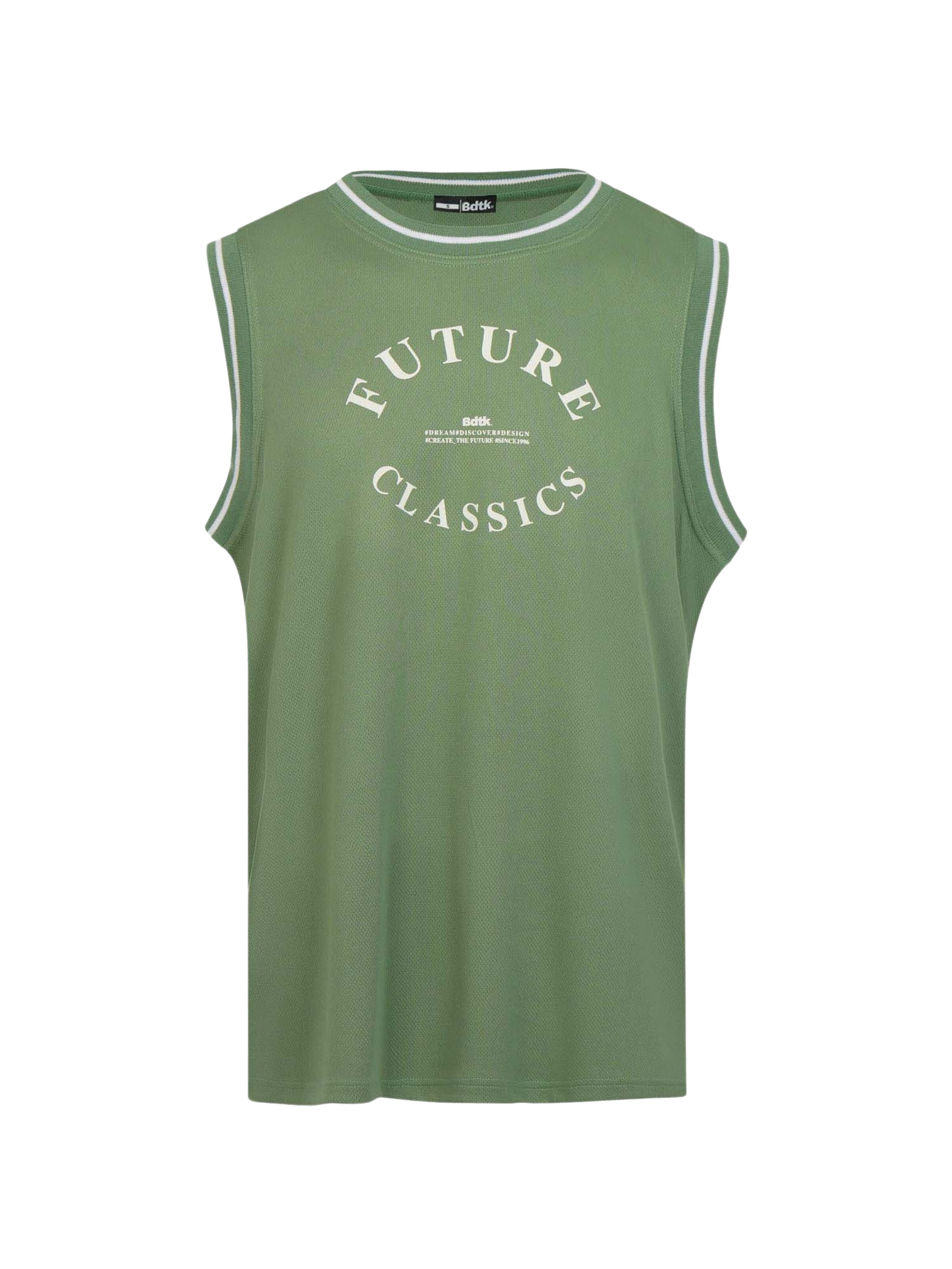 Bdtk Shirt 'Future Classics'‌‌‌ in Grün: Vorderseite