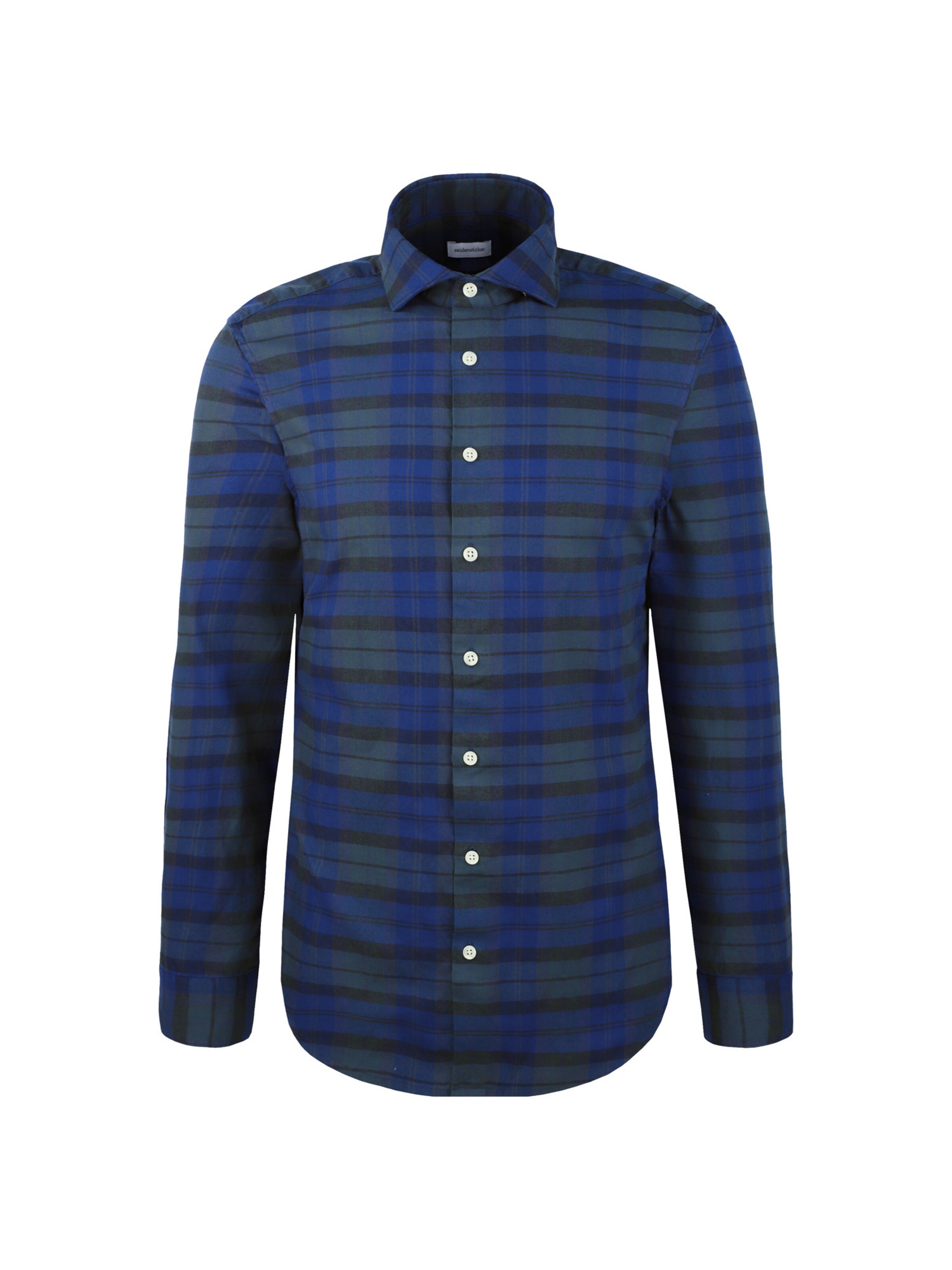 SEIDENSTICKER Slim fit Overhemd in Blauw: voorkant