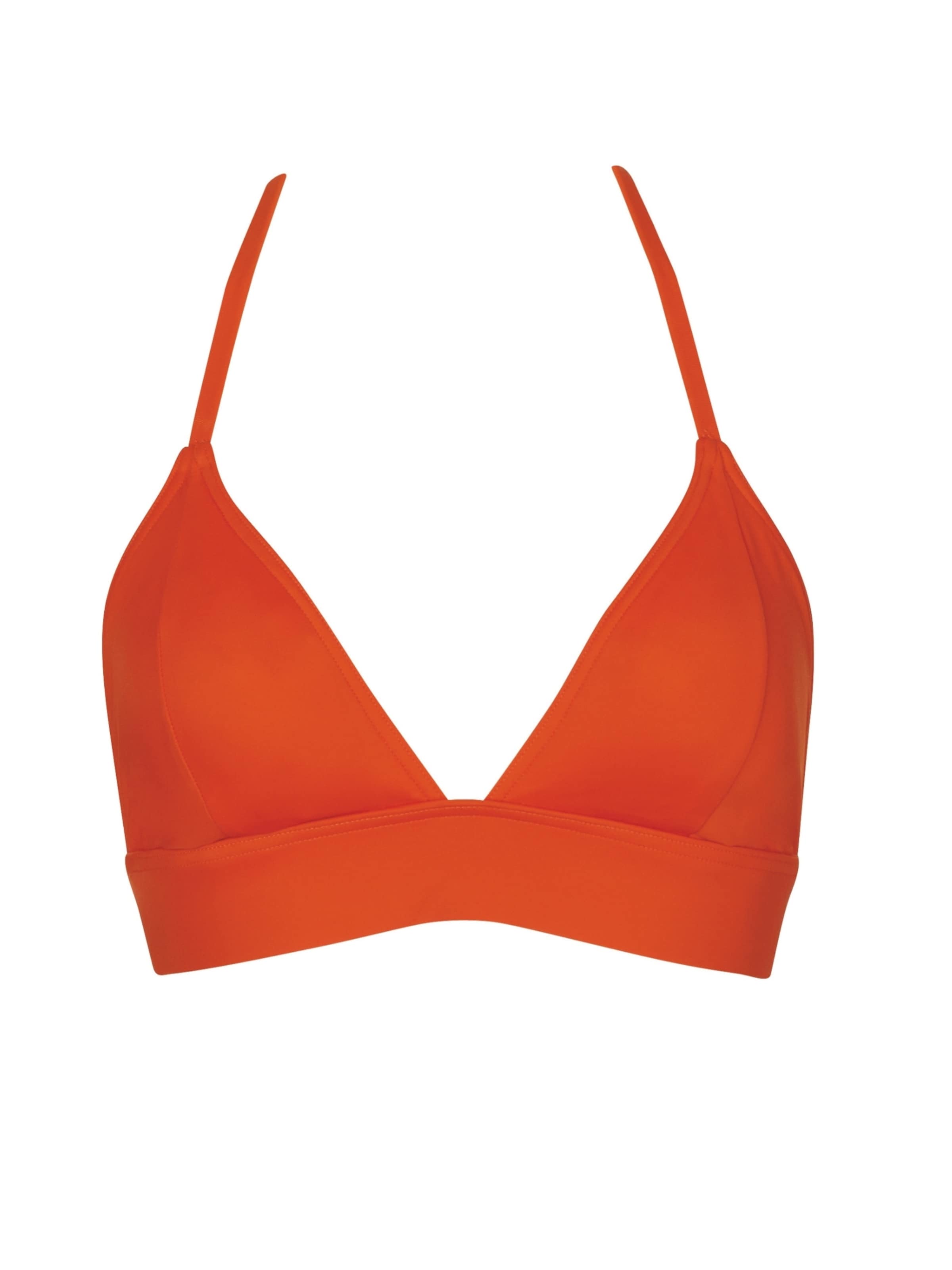 Triangle Hauts de bikini OLYMPIA en orange : devant