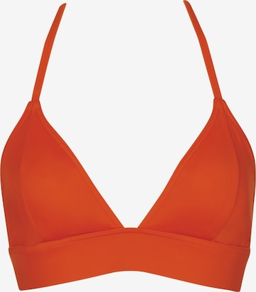 Triangle Hauts de bikini OLYMPIA en orange : devant