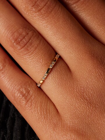 Lucardi Ring in Gold: front