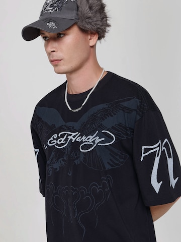 Ed Hardy Тениска в черно