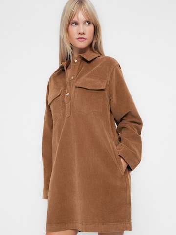 Noisy may Kleid 'NMHAZELL' in Braun