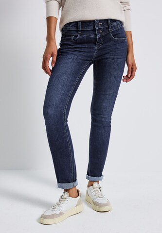 STREET ONE Skinny Jeans in Blau: Vorderseite