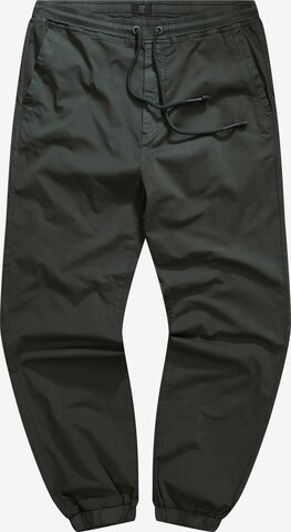 JP1880 Loosefit Broek in Groen: voorkant