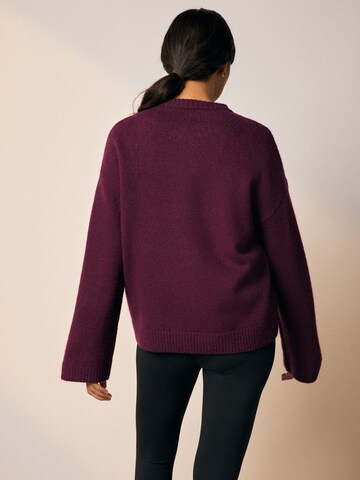 Next Pullover i rød