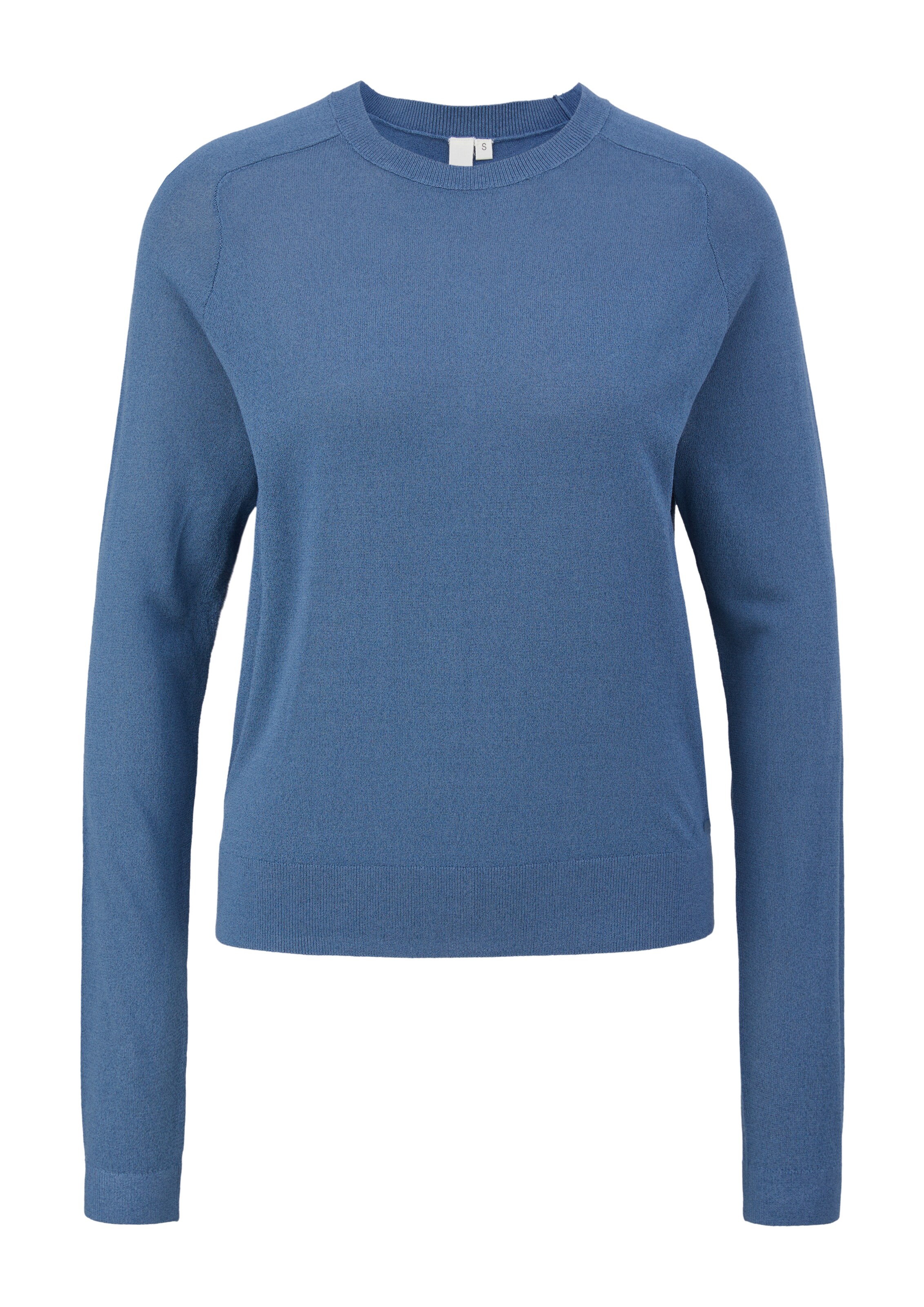 QS Pullover in Blau: Vorderseite