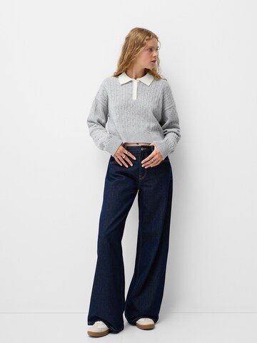 Pull-over Bershka en gris