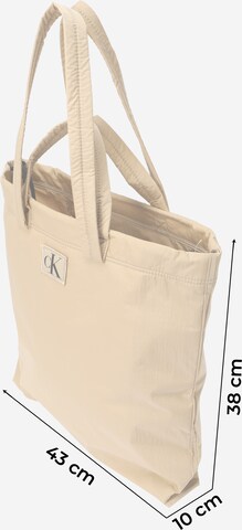 Calvin Klein Jeans Nákupní taška – hnědá