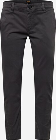 Pantalon chino BOSS en gris : devant