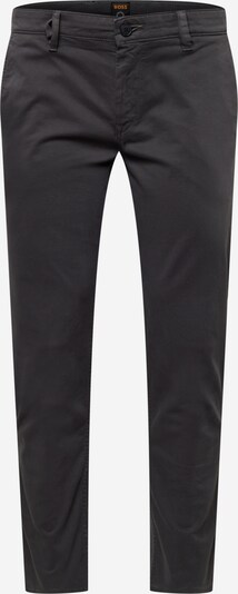 BOSS Pantalon chino en gris foncé, Vue avec produit