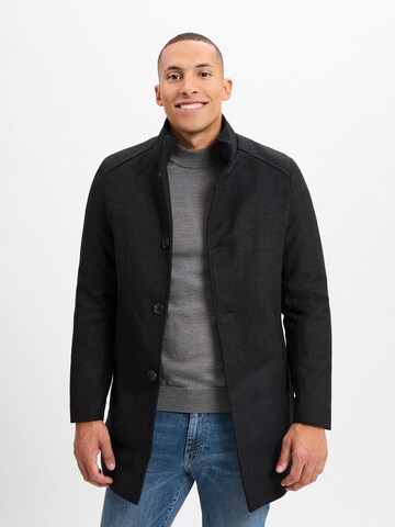 Finshley & Harding Between-Seasons Coat in Grey: front