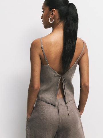 Pull&Bear Top in Grau