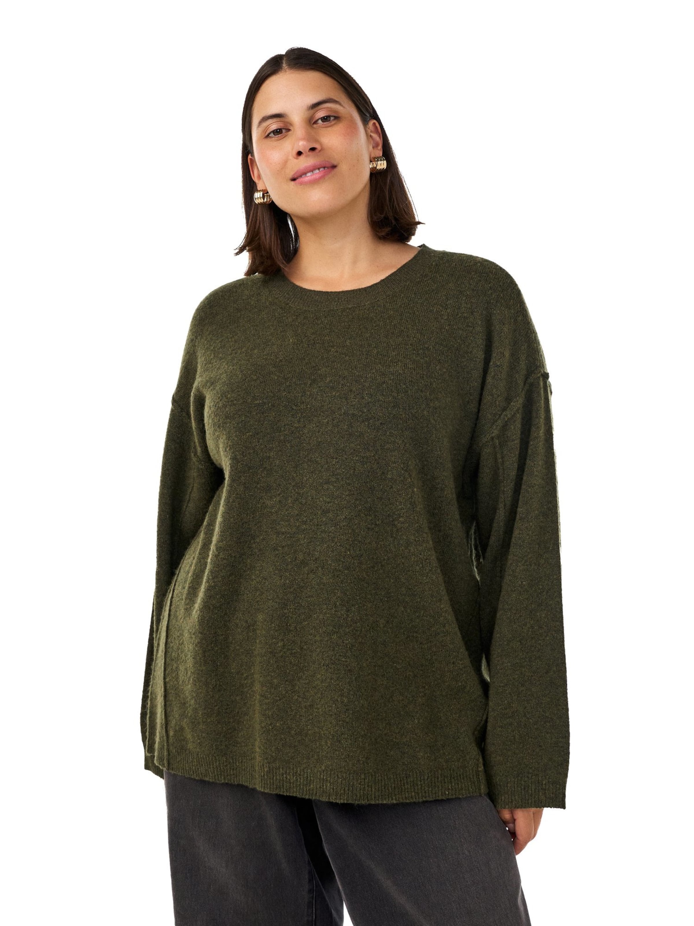 Pulover 'MVista' de la Zizzi pe verde
