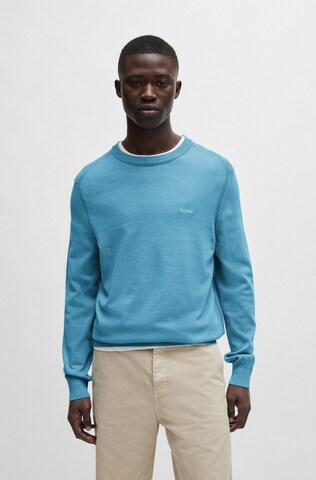 BOSS Sweatshirt 'Asac C' in Blau: Vorderseite
