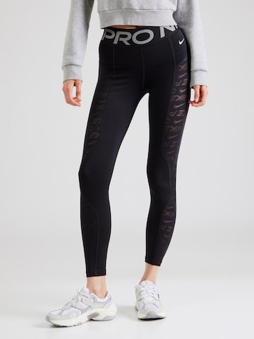 NIKE Skinny Športové nohavice - Čierna: predná strana