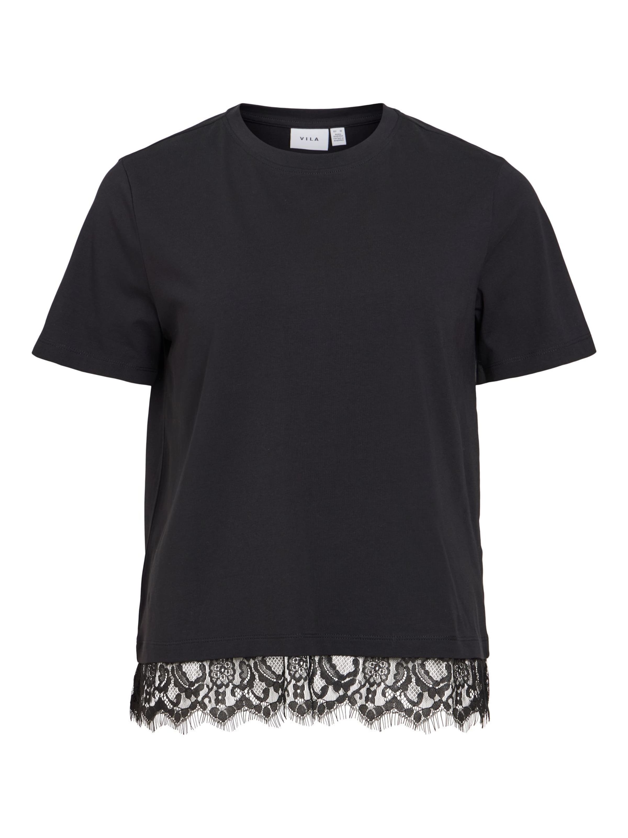 VILA Shirts 'VINORA' i sort: forside