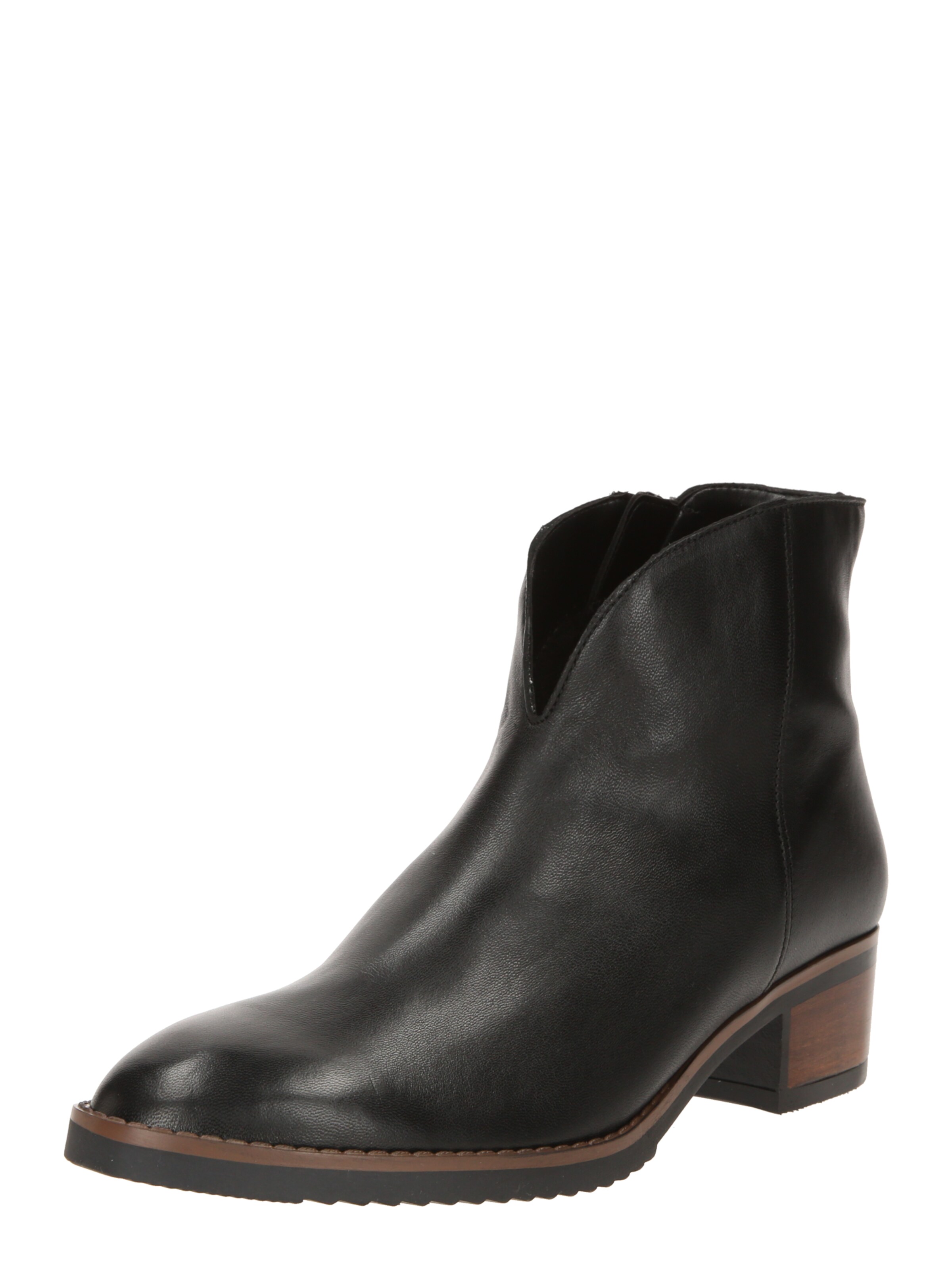 GABOR Боти до глезена в черно: отпред