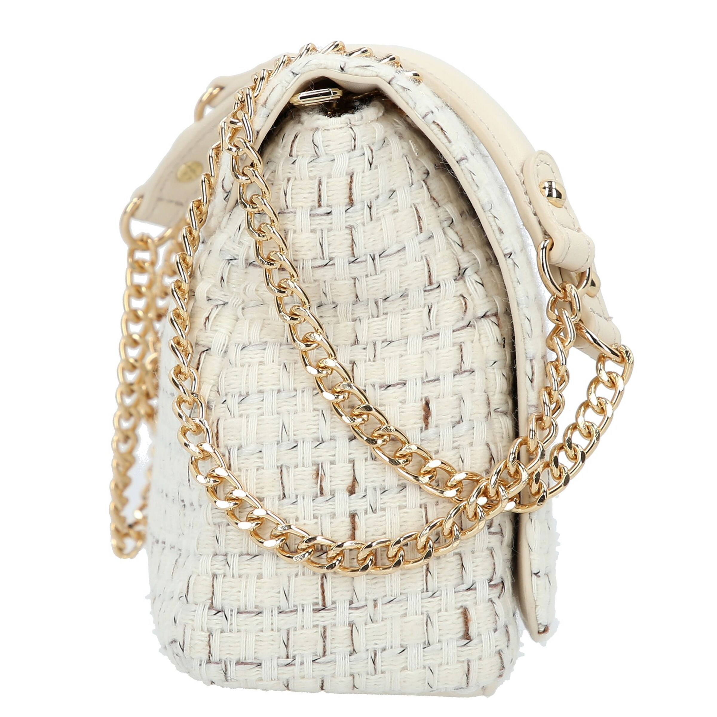 VALENTINO Schultertasche 'Tweed' in Beige