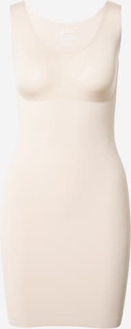 MAGIC Bodyfashion - Vestido de corpiño 'Tone Your Body' en beige: frente