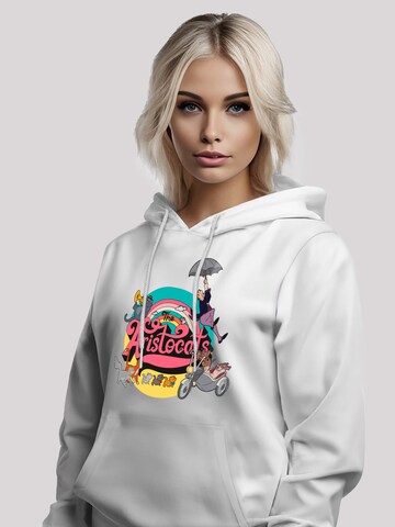F4NT4STIC Sweatshirt 'Disney Aristocats Rainbow Fun' in Wit