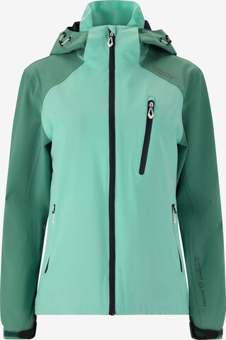 Weather Report Outdoor Jacket 'CAMELIA W-PRO' in Green: front