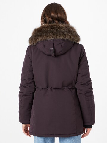 Superdry Winter Jacket 'Everest' in Purple