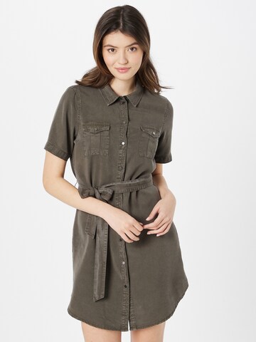 VERO MODA Shirt Dress 'Silja' in Green: front