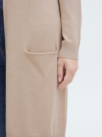 PULZ Jeans Knit cardigan 'Sara' in Beige