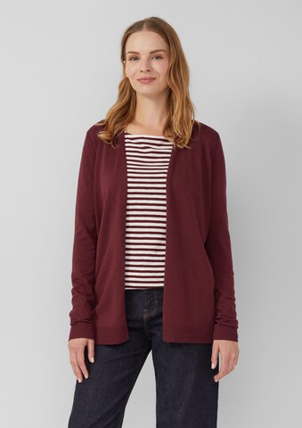 s.Oliver Gebreid vest in Rood: voorkant