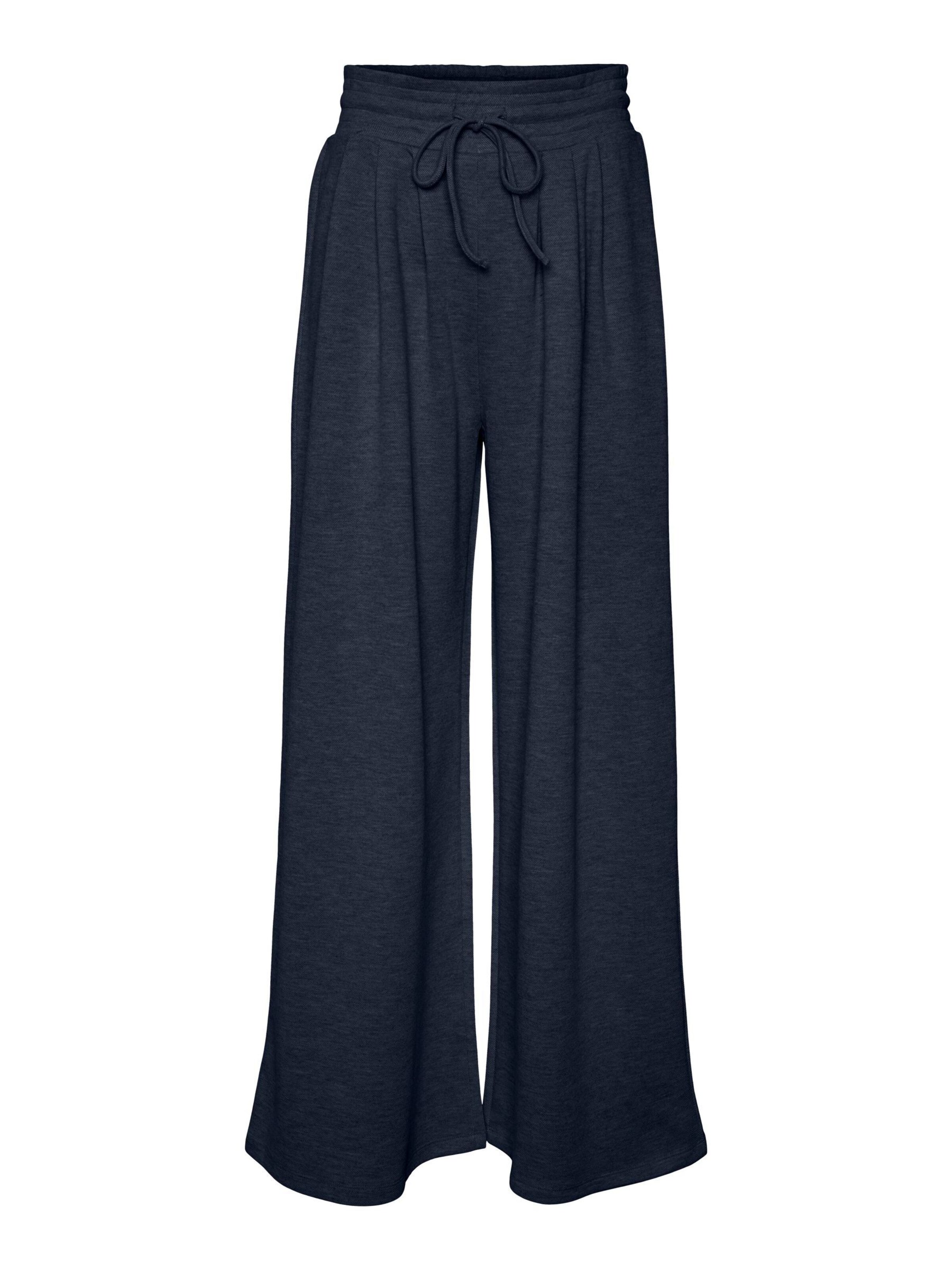 VERO MODA Wide Leg Bukser 'JANET' i blå: forside