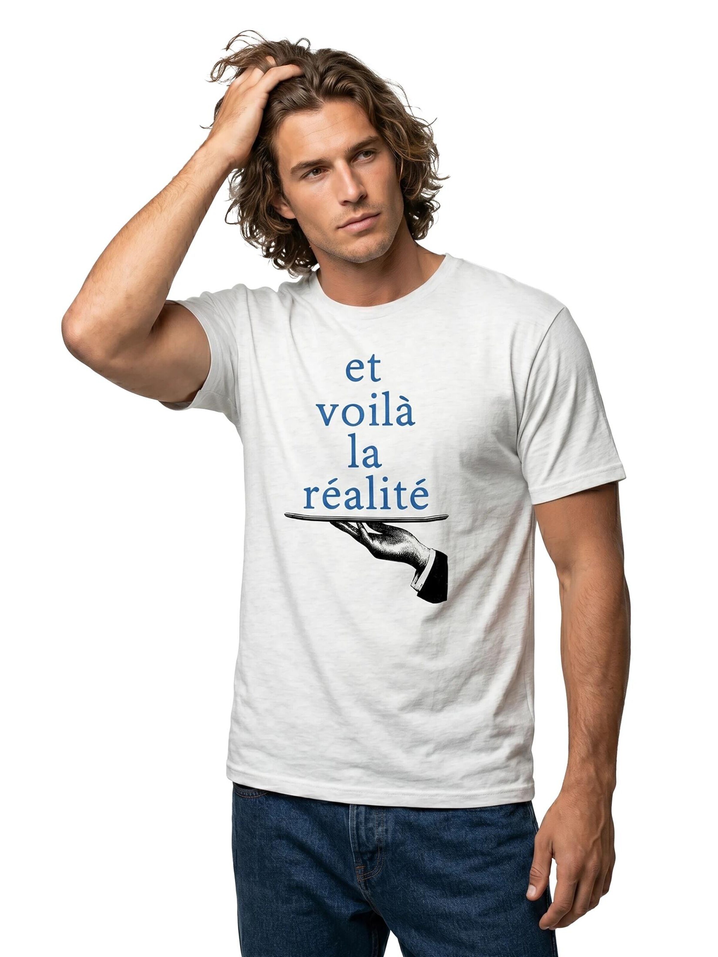 MAKAYA Shirt 'Et Voilà' in White