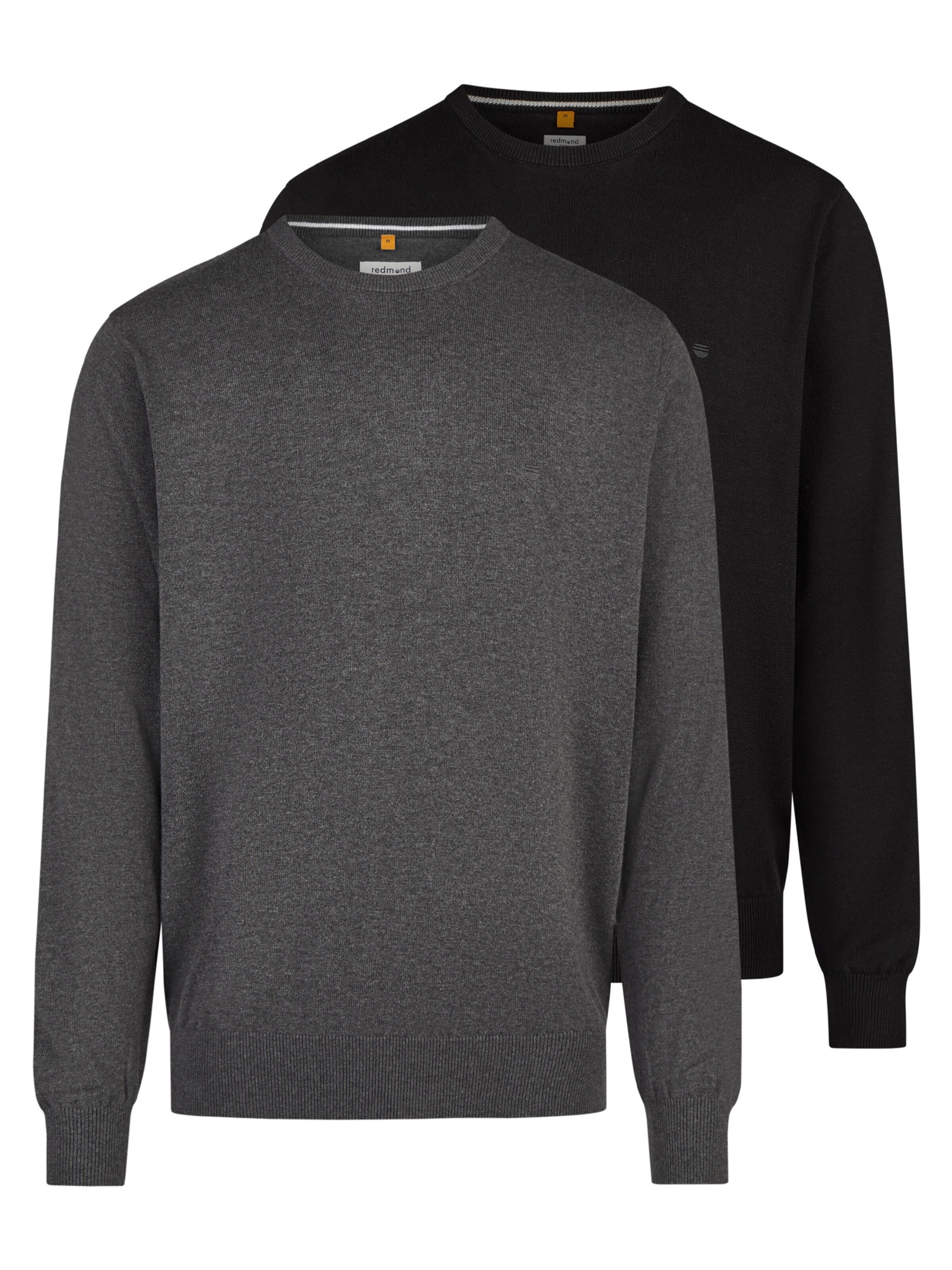 redmond Sweater 'Basic' in Black: front