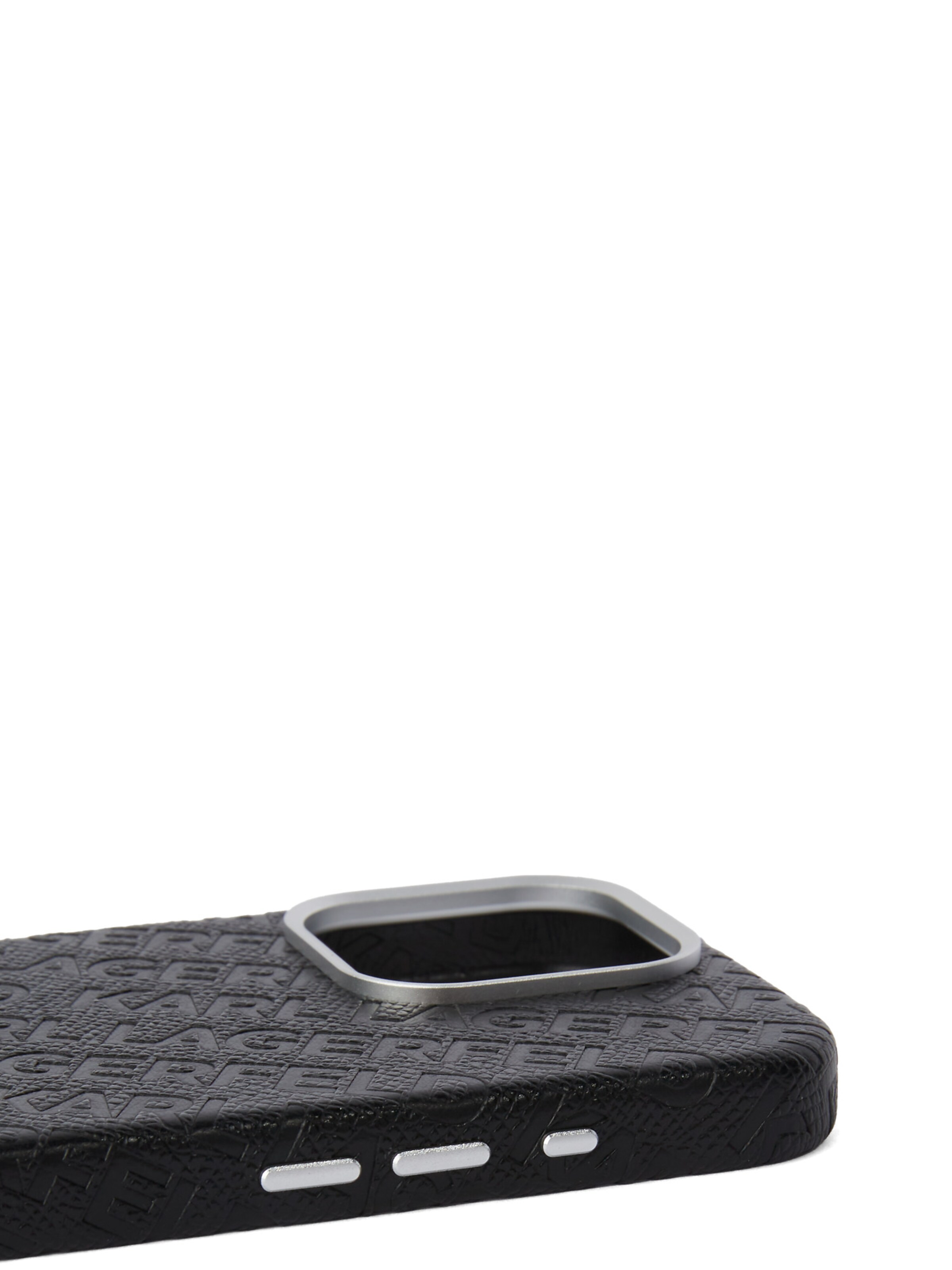 Karl Lagerfeld Θήκη κινητού τηλεφώνου 'iPhone 16 Pro Max' σε μαύρο