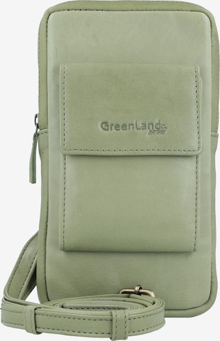 Greenland Nature Crossbody Bag in Green: front