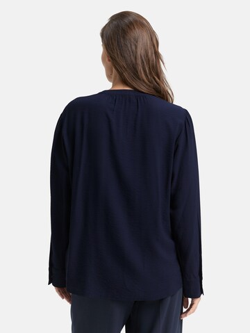 Chemisier TOM TAILOR en bleu