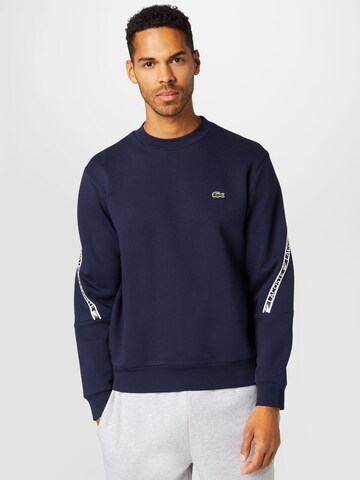 LACOSTE - Sweatshirt em azul: frente