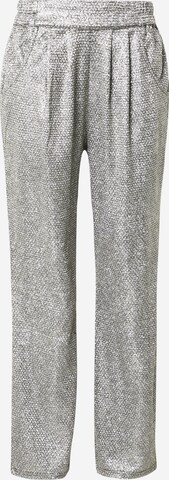 Lollys Laundry Pleat-Front Pants 'Gonna' in Silver: front