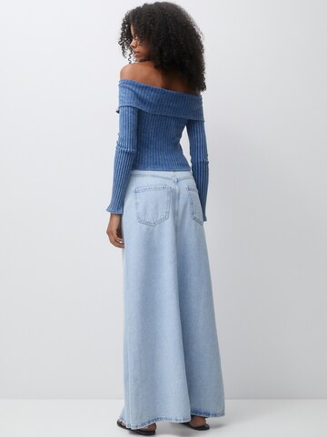 Pull&Bear Knit cardigan in Blue