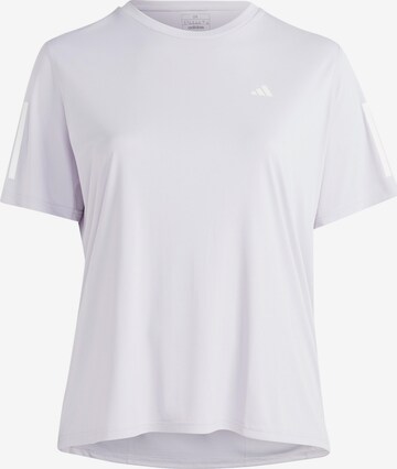 ADIDAS PERFORMANCE Functioneel shirt 'Own the Run' in Lila: voorkant