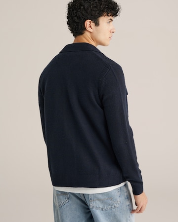 WE Fashion Вязаная кофта в Синий