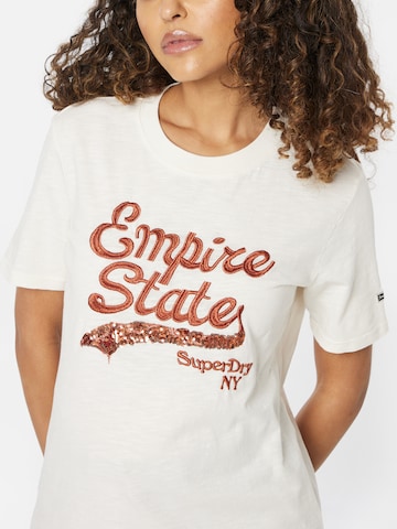 T-shirt Superdry en blanc